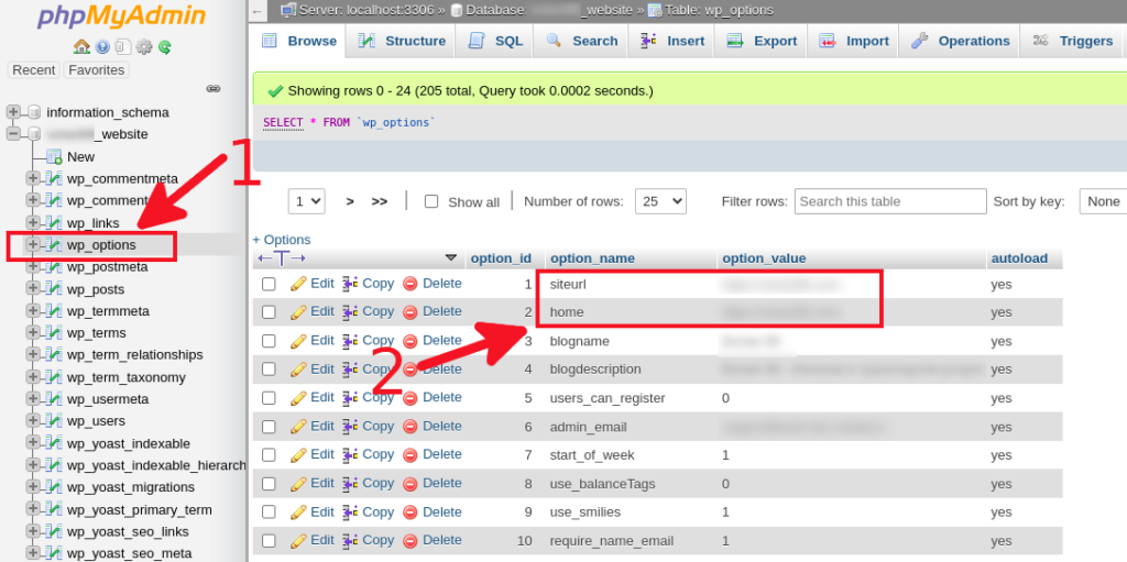 change-phpmyadmin-site-url